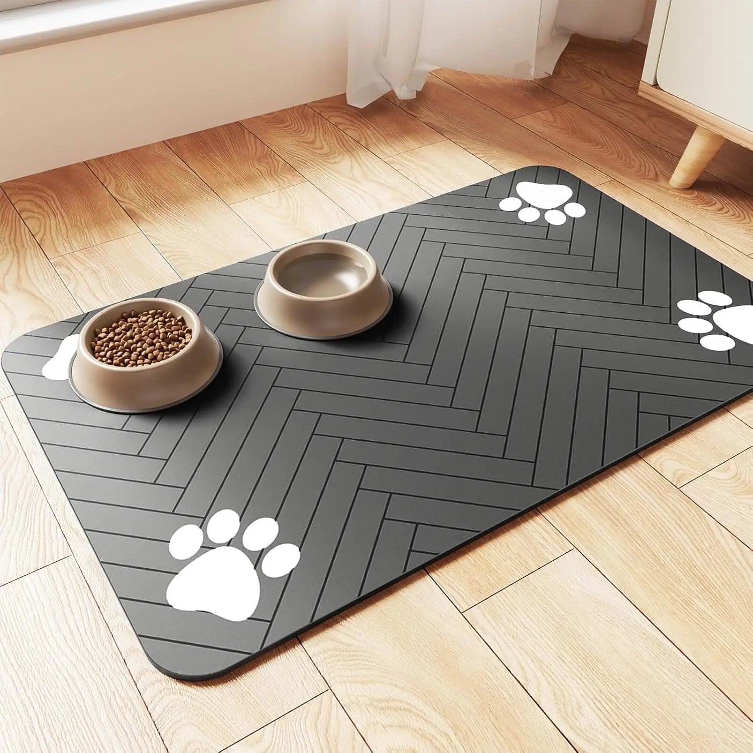 Dog Feeding Mat — Waterproof Non-Slip Bowl Mat