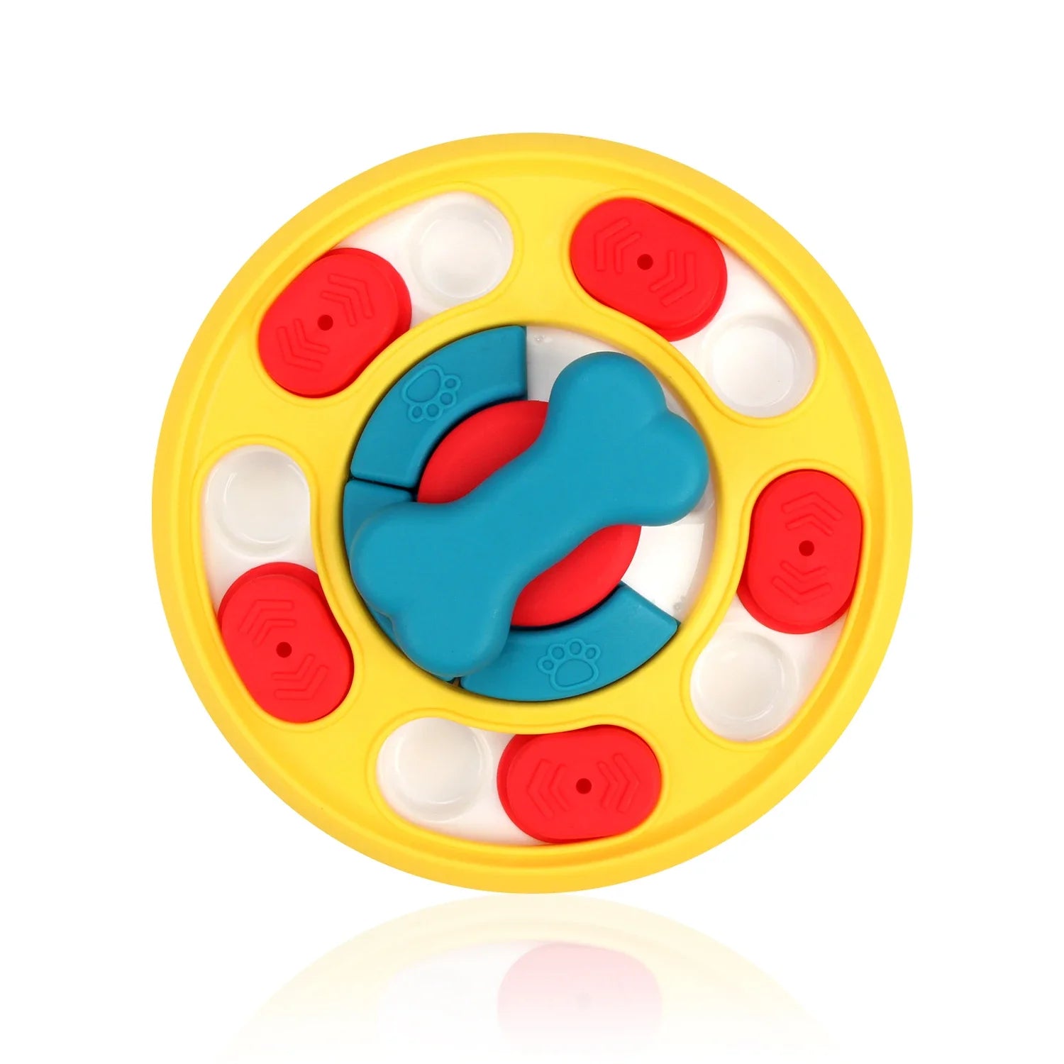 Slow Feeder Dog Bowl — Anti-Gulping Puzzle Bowl
