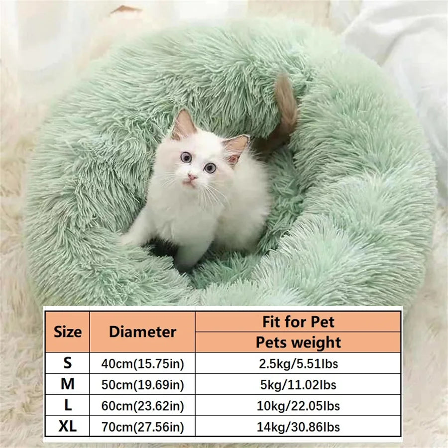 Calming Donut Dog Bed — Plush Anti-Anxiety Pet Bed