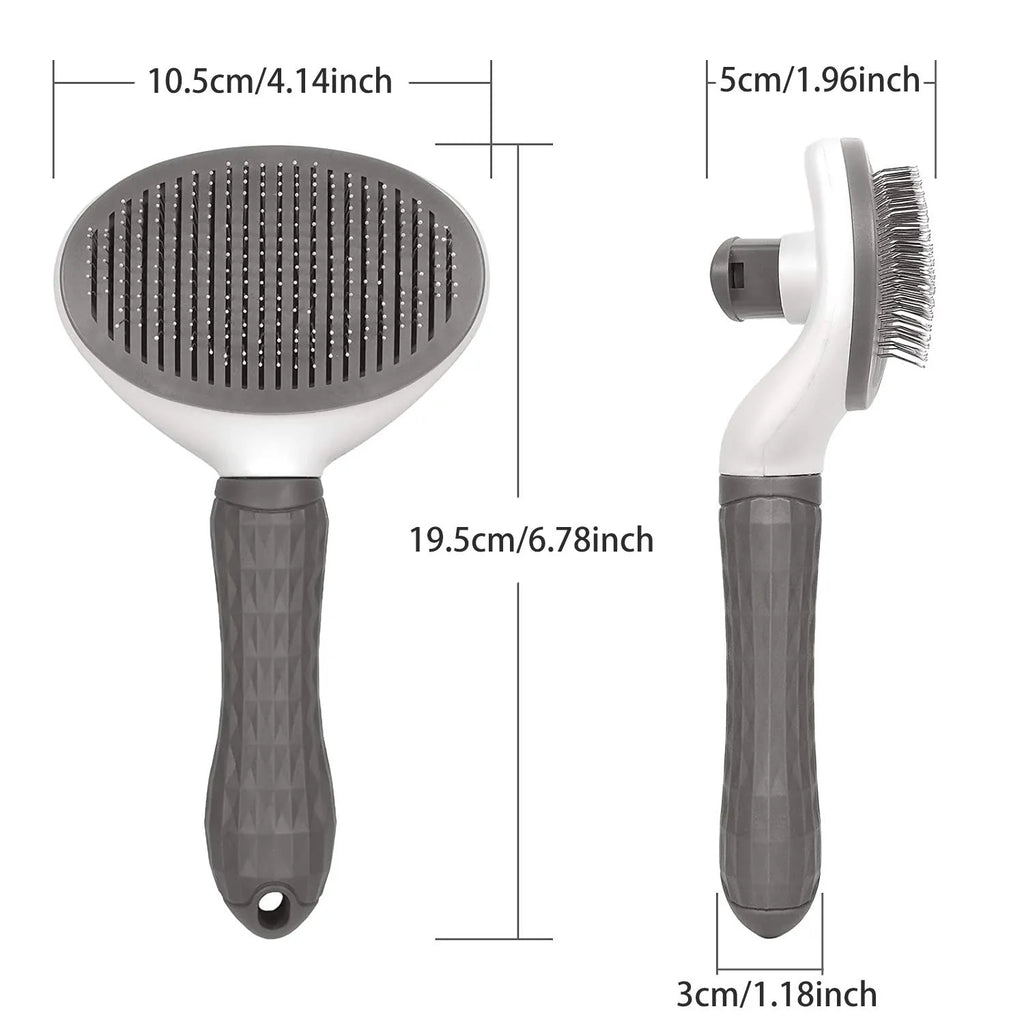 Self-Cleaning Slicker Brush for Dogs & Cats