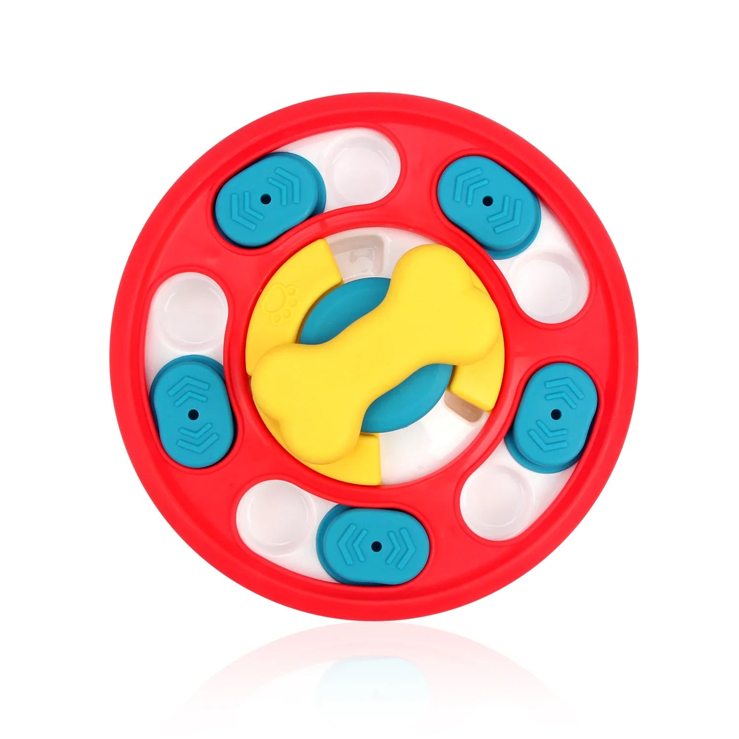 Slow Feeder Dog Bowl — Anti-Gulping Puzzle Bowl