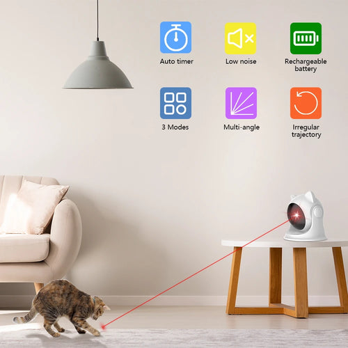 Automatic Laser Toy for Dogs & Cats — Rechargeable