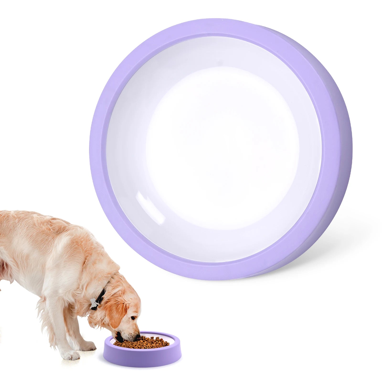 Slow Feeder Dog Bowl — Anti-Gulping Puzzle Bowl