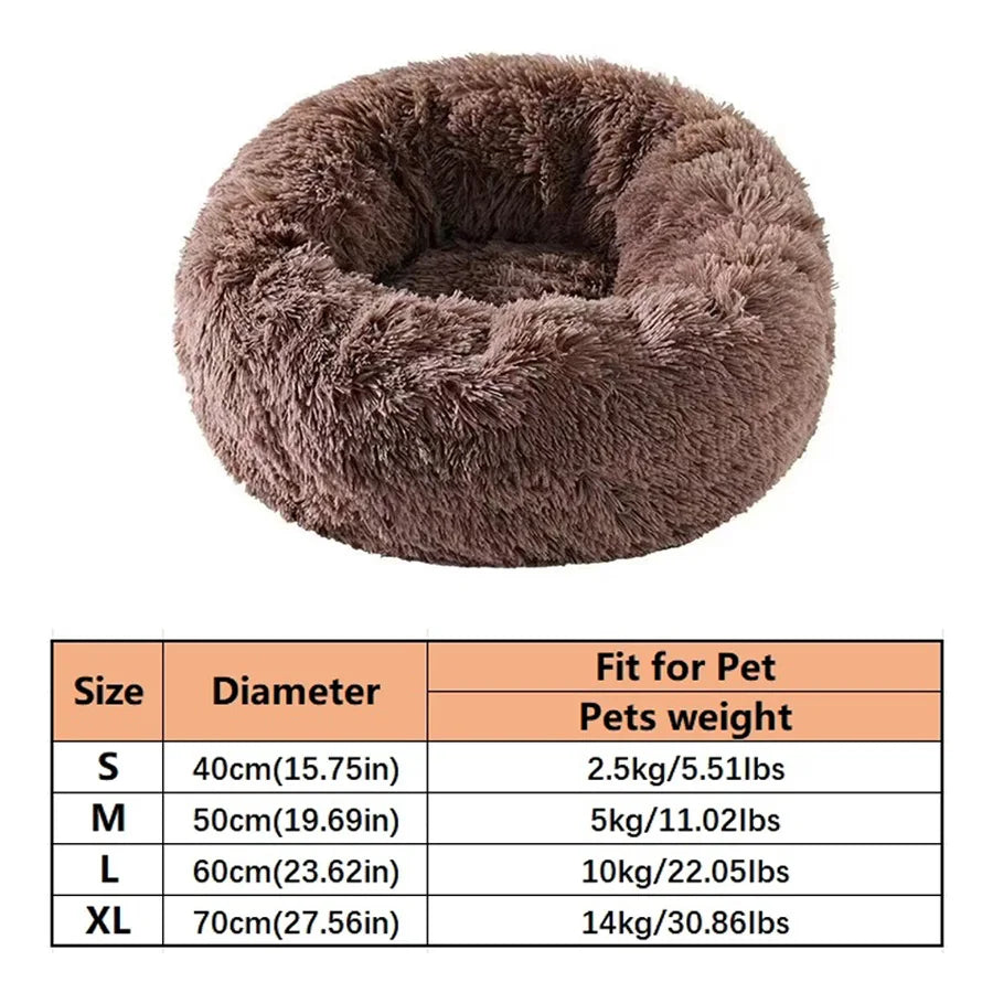 Calming Donut Dog Bed — Plush Anti-Anxiety Pet Bed