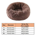 Calming Donut Dog Bed — Plush Anti-Anxiety Pet Bed