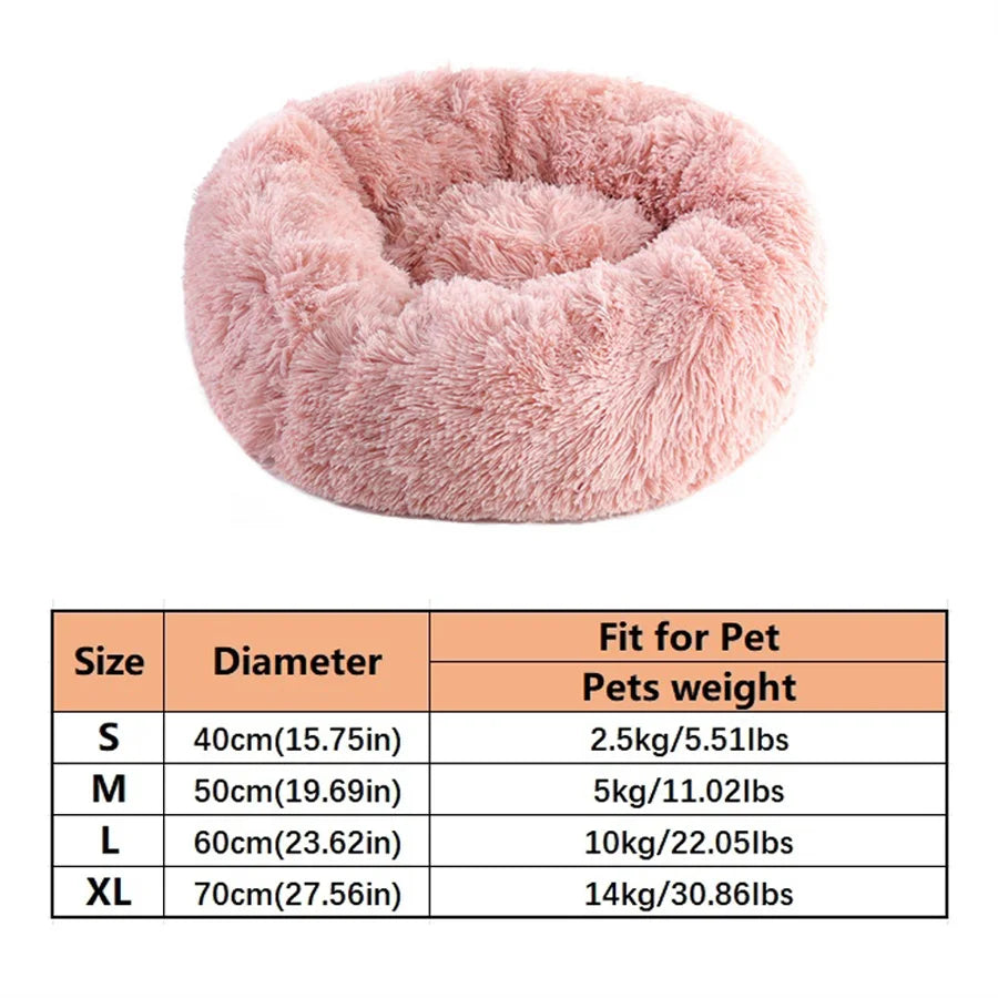 Calming Donut Dog Bed — Plush Anti-Anxiety Pet Bed