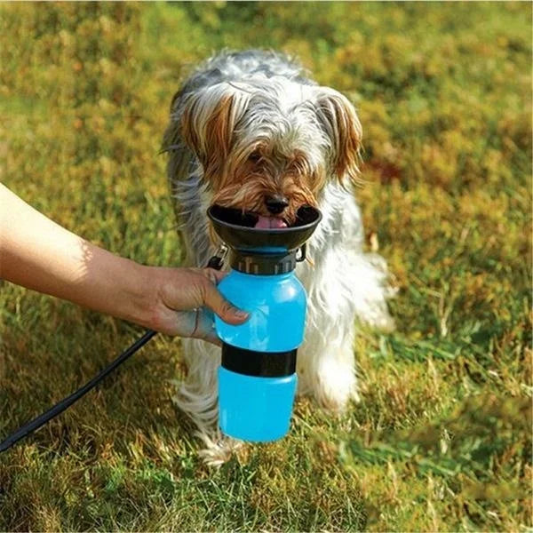 Portable Squeeze Dog Water Bottle — 500ml
