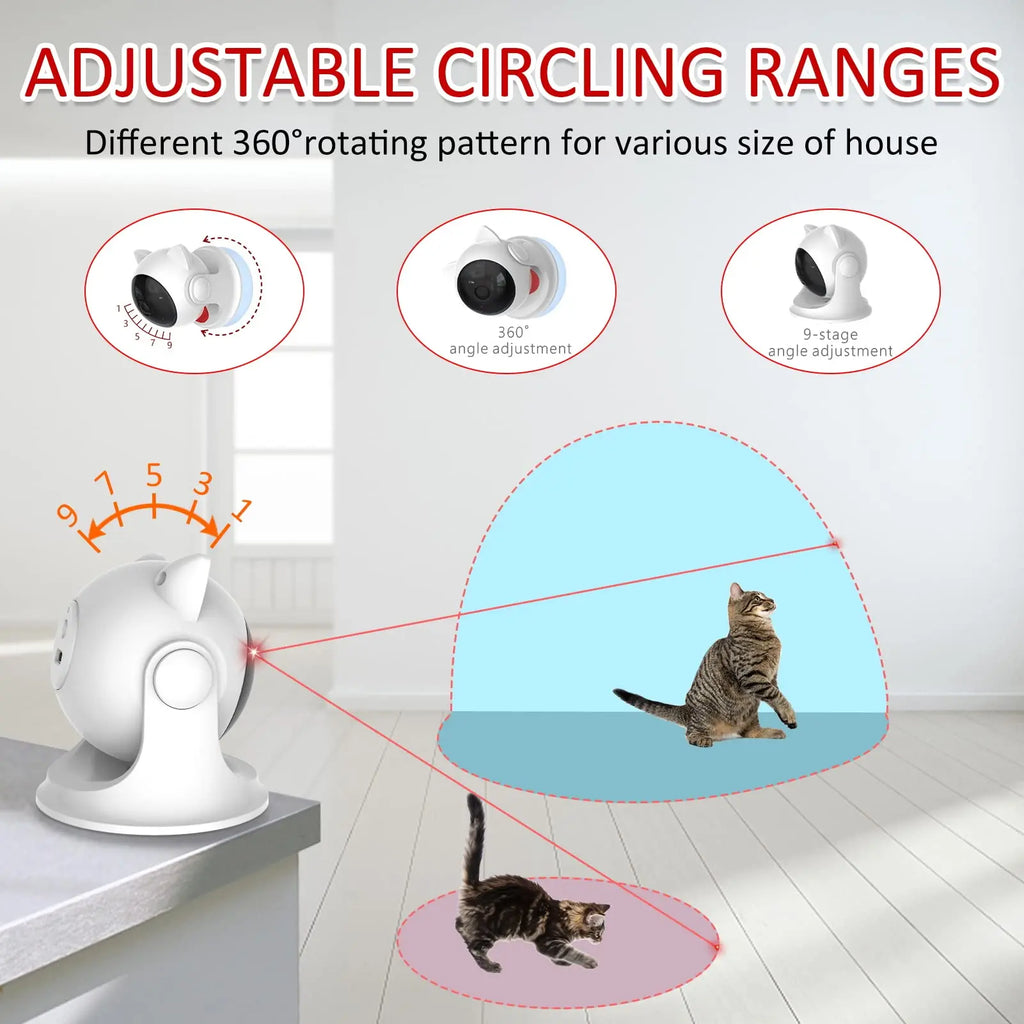 Automatic Laser Toy for Dogs & Cats — Rechargeable
