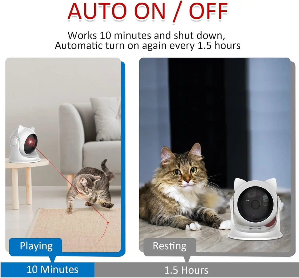 Automatic Laser Toy for Dogs & Cats — Rechargeable